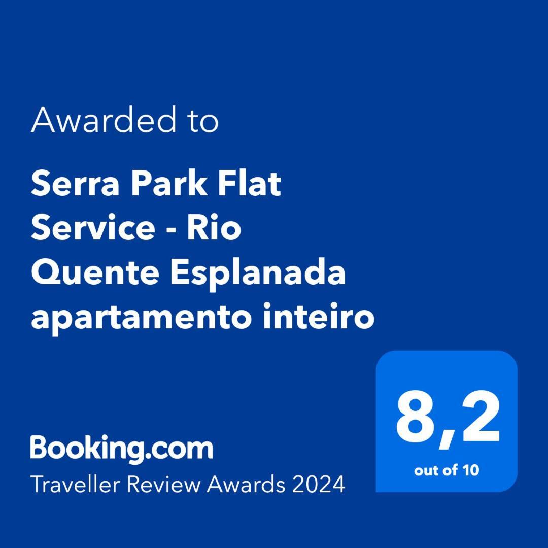 Appartamento Serra Park Flat Service - Rio Quente Esplanada Apartamento Inteiro Roupas De Cama A Parte Esterno foto