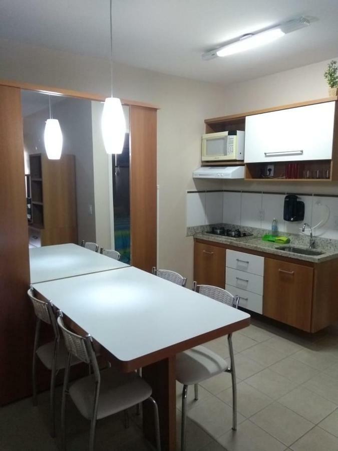 Appartamento Serra Park Flat Service - Rio Quente Esplanada Apartamento Inteiro Roupas De Cama A Parte Esterno foto